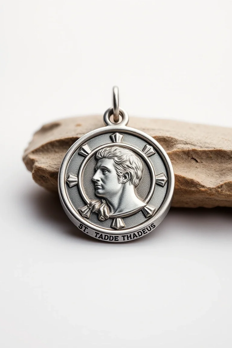 Sterling Silver St. Jude Thaddeus Medal