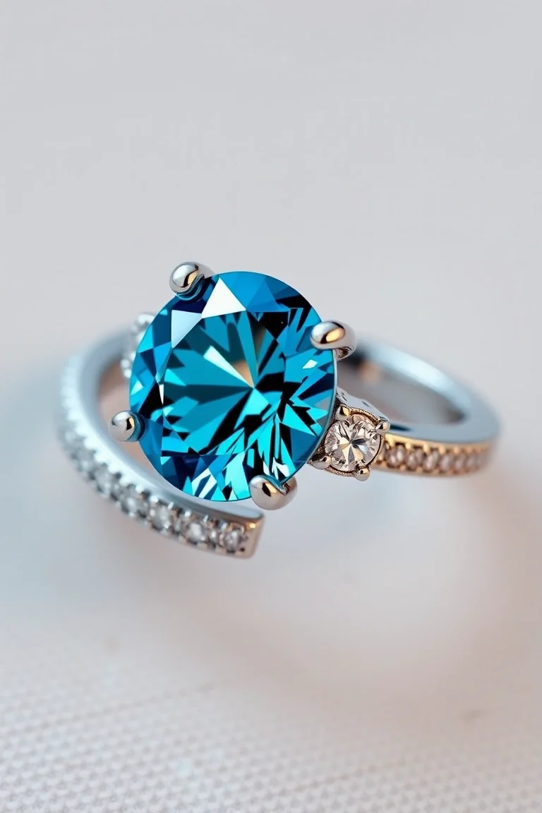 Sterling Silver Stone Ring