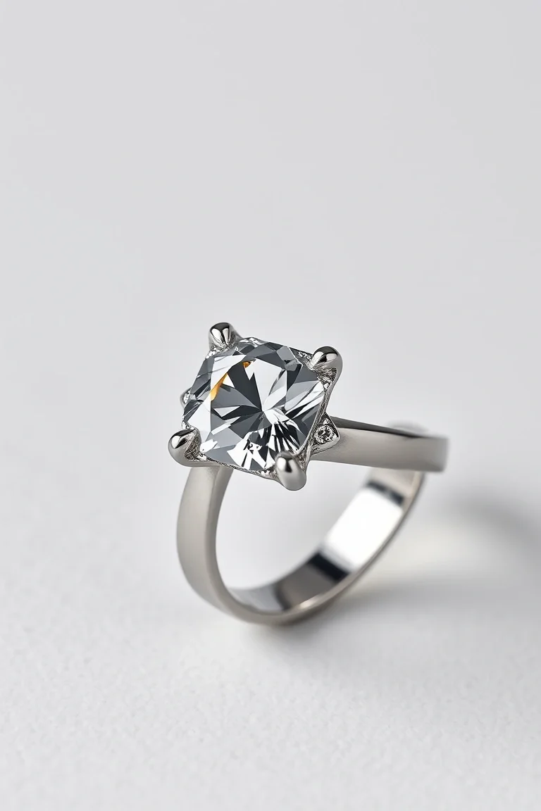 Sterling Silver Stone Ring