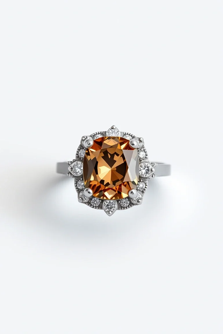 Sterling Silver Stone Ring