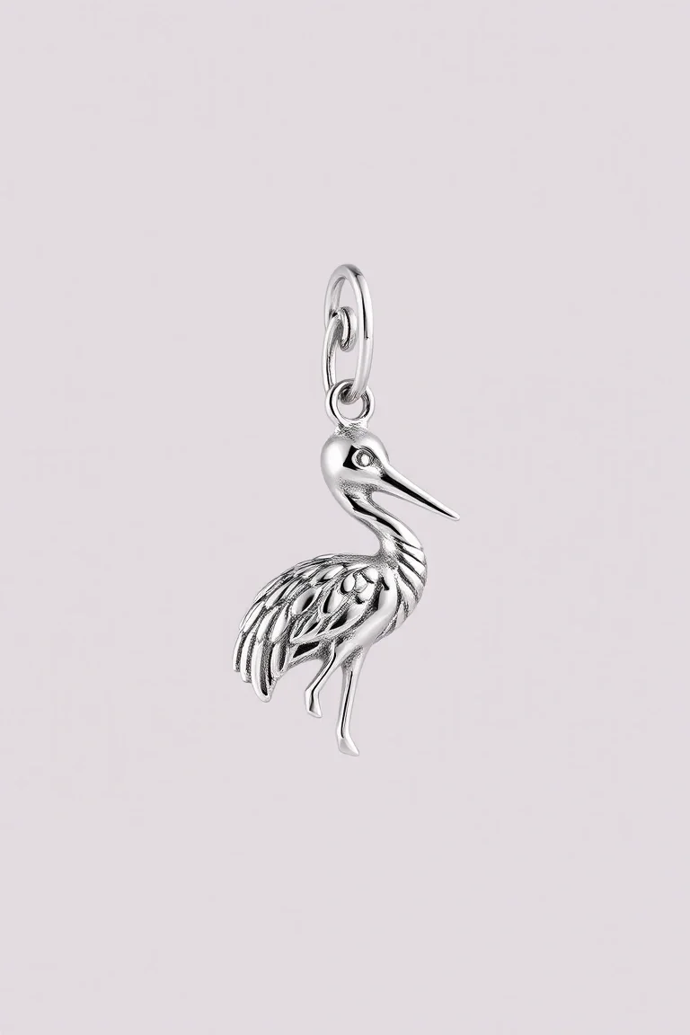 Sterling Silver Stork
