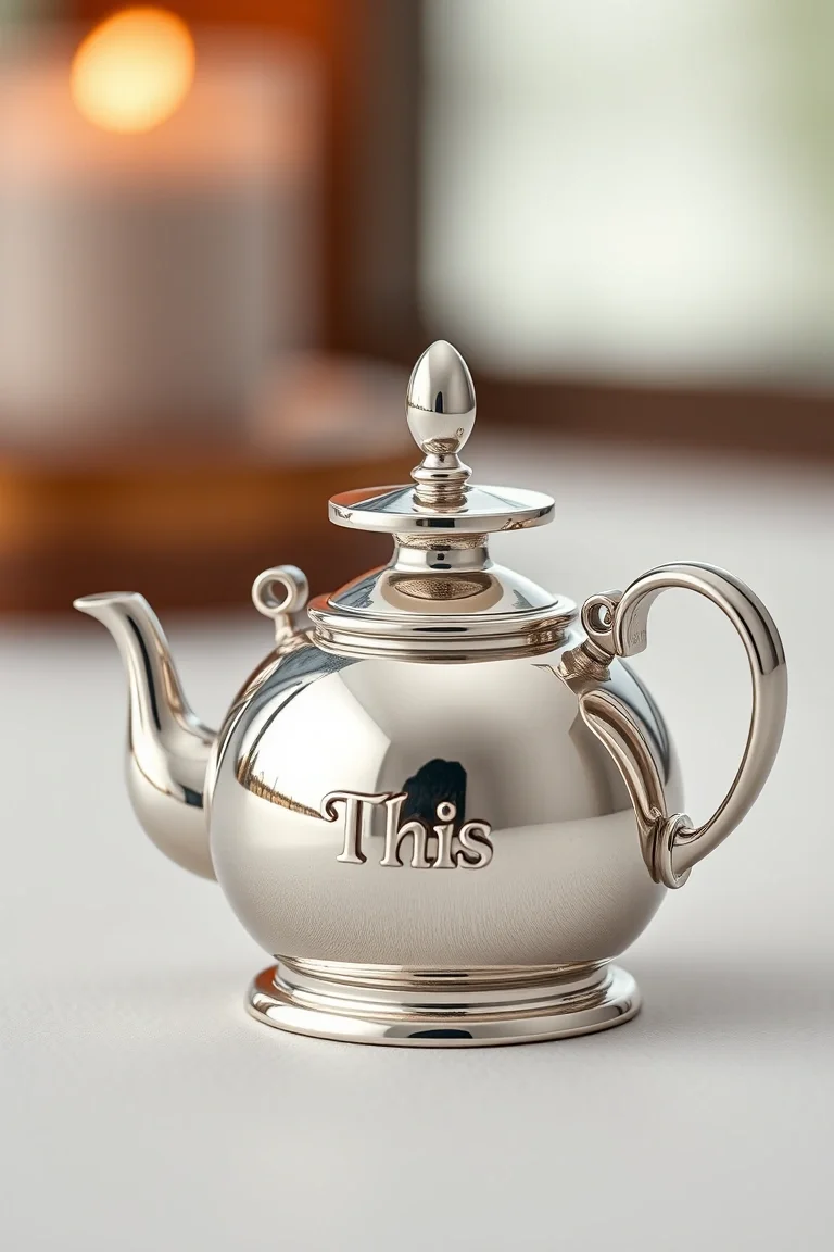 Sterling Silver Tea Kettle
