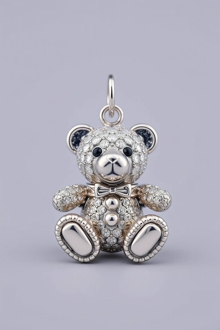 Sterling Silver Teddy Bear