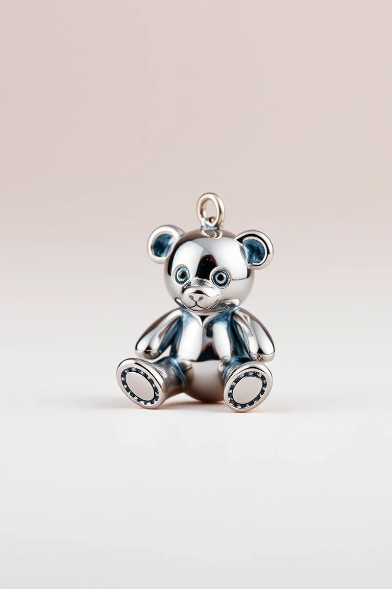 Sterling Silver Teddy Bear