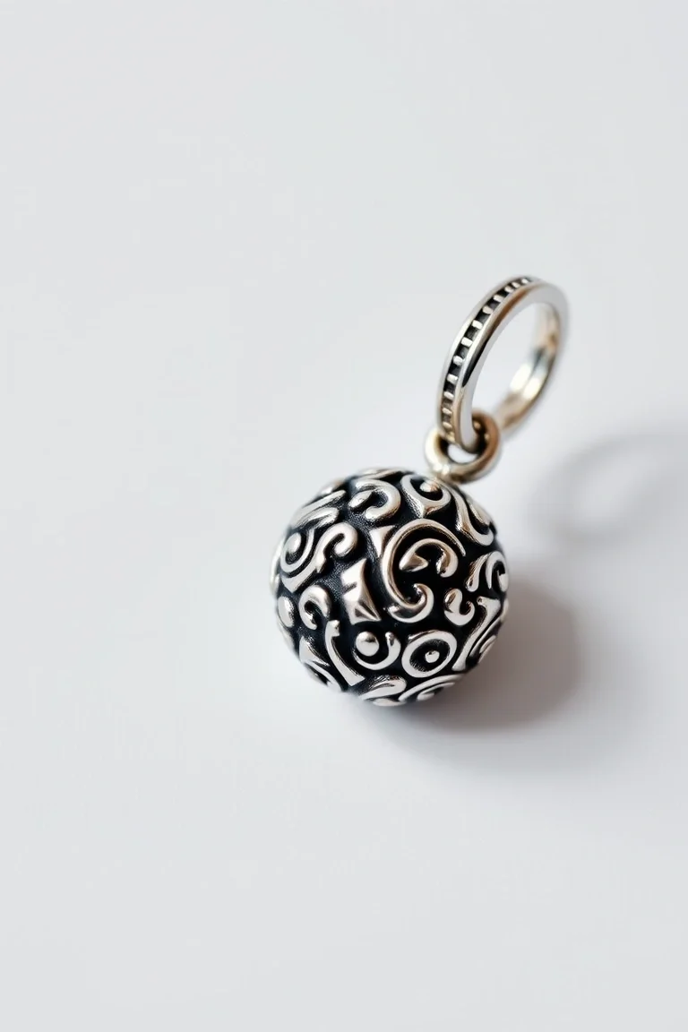 Sterling Silver Tennis Antiqued