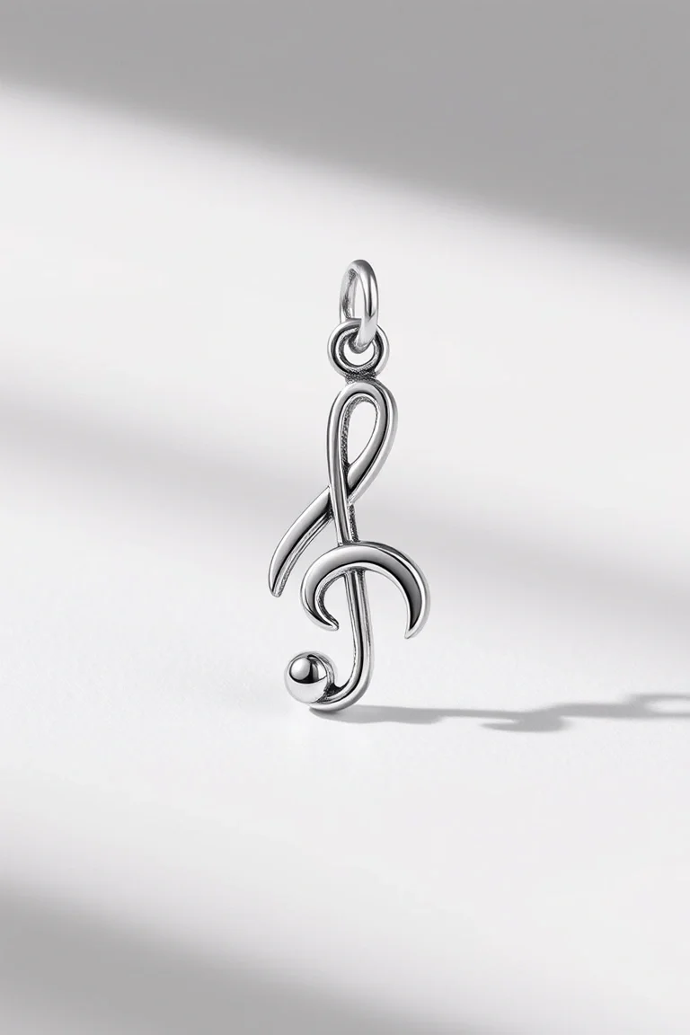 Sterling Silver Treble Clef