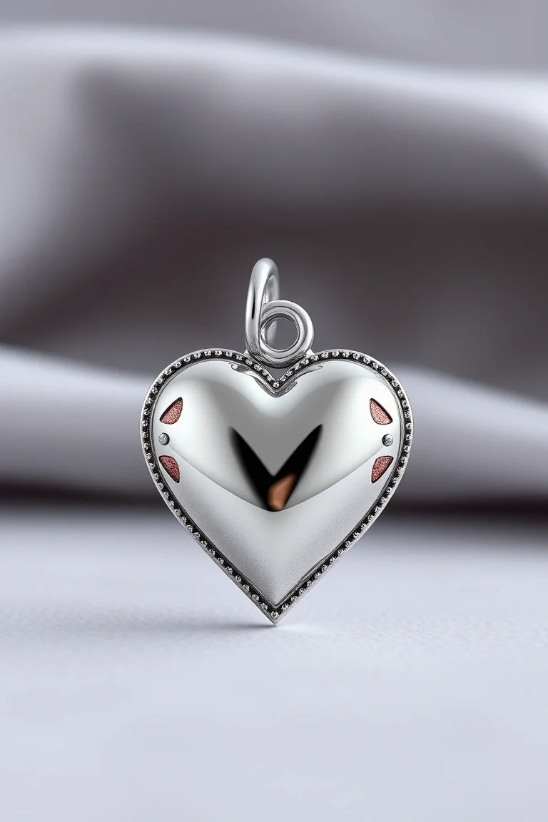 Sterling Silver Valentine Heart