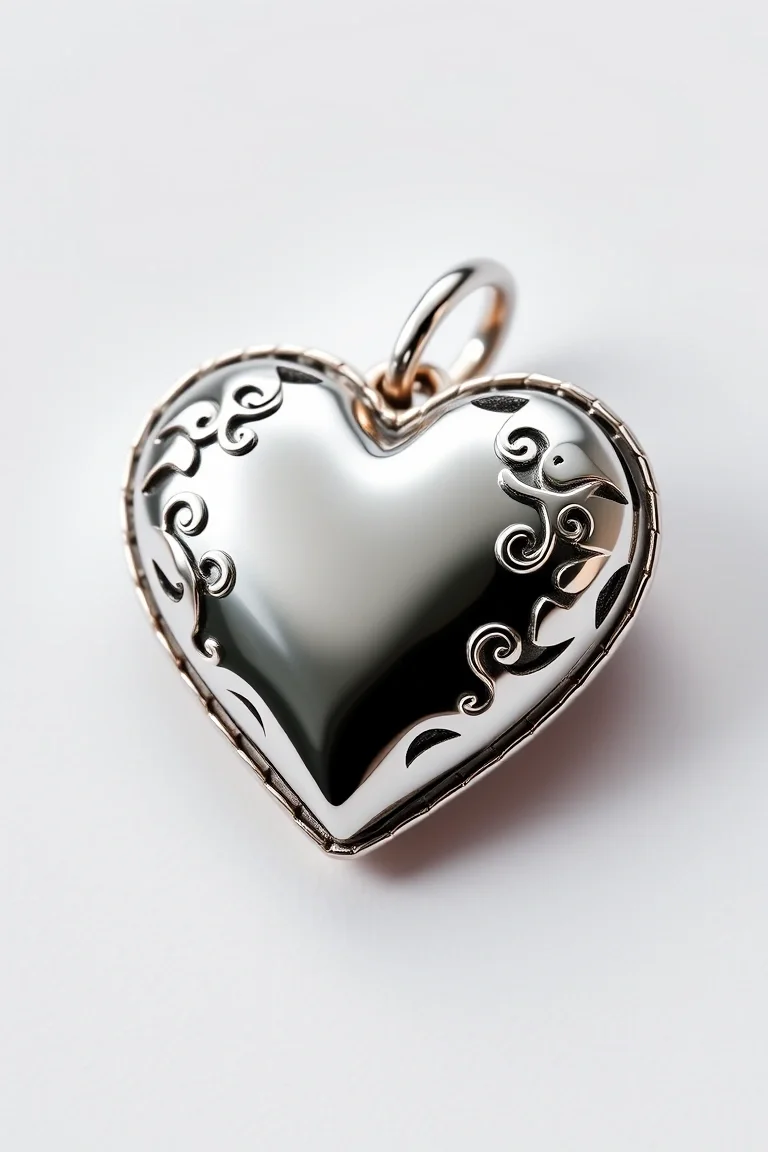 Sterling Silver Valentine Heart