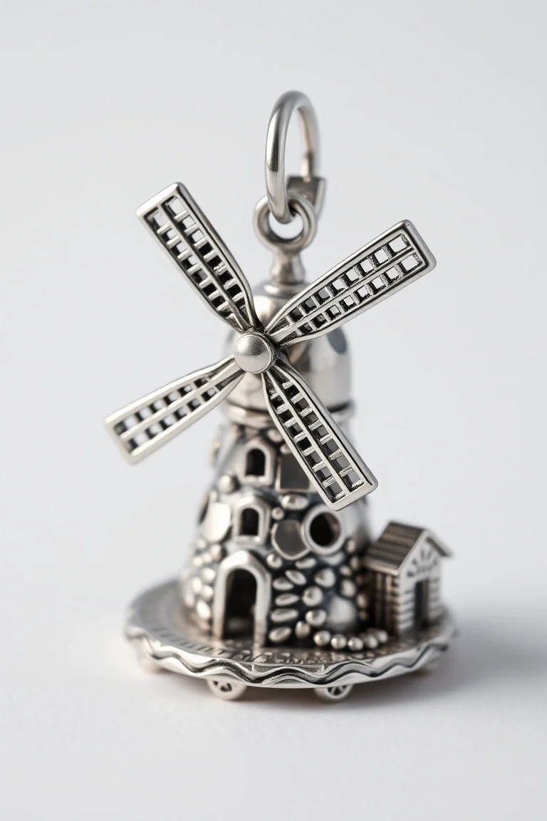 Sterling Silver Windmill