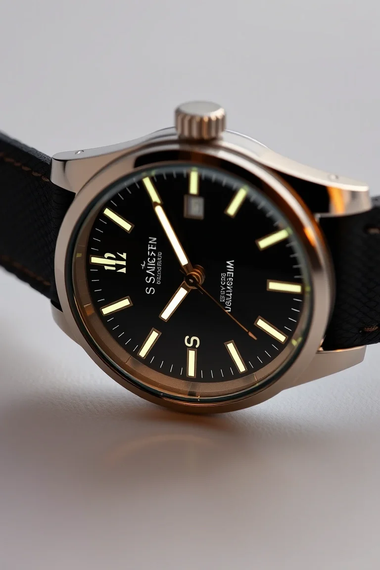 Swiss Military Quartz Analog Watch, Luminous Hands/Marking