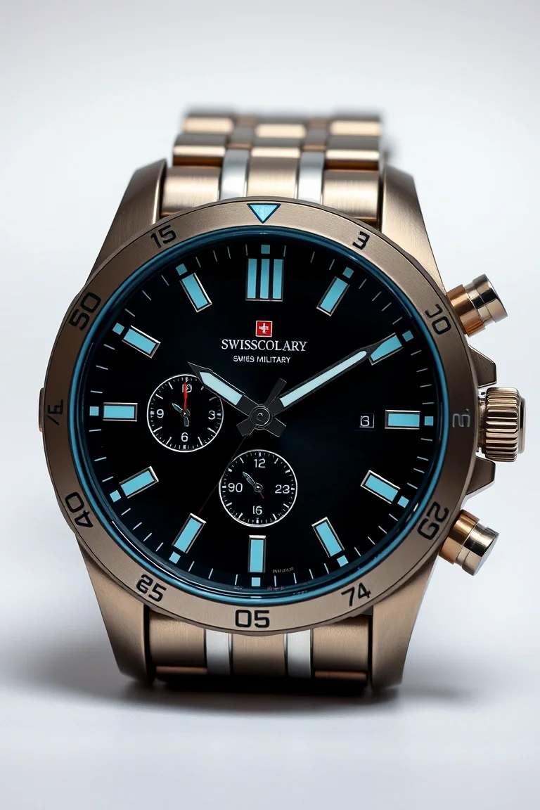 Swiss Military Quartz Analog Watch, Luminous Hands/Markings