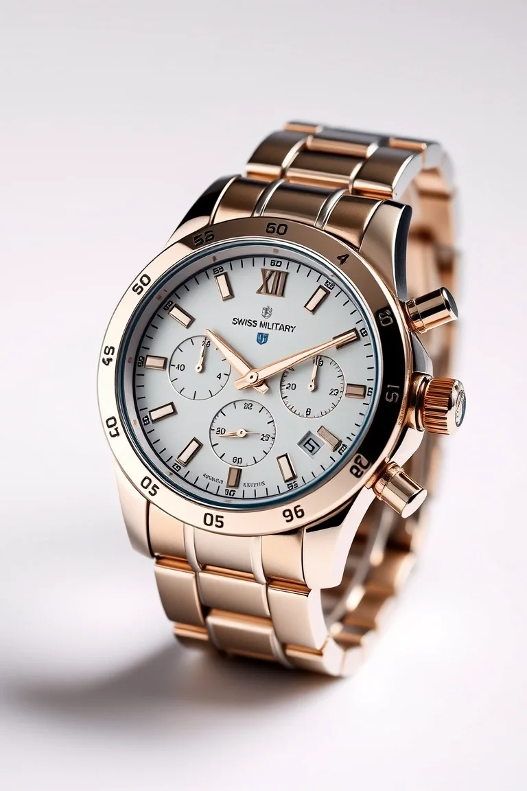 Swiss Military Quartz Analog/Chronograph, 1/10 Stop Watch